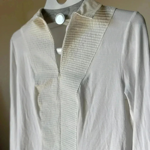 Movetes Quarter Zip Bamboo Blend Women’s Long Sleeve Top - Size 6 NWOT’s - Picture 3 of 3